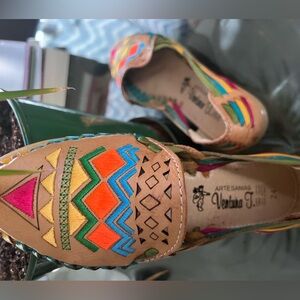 Mexican leather “Huarache” sandals. Never used
